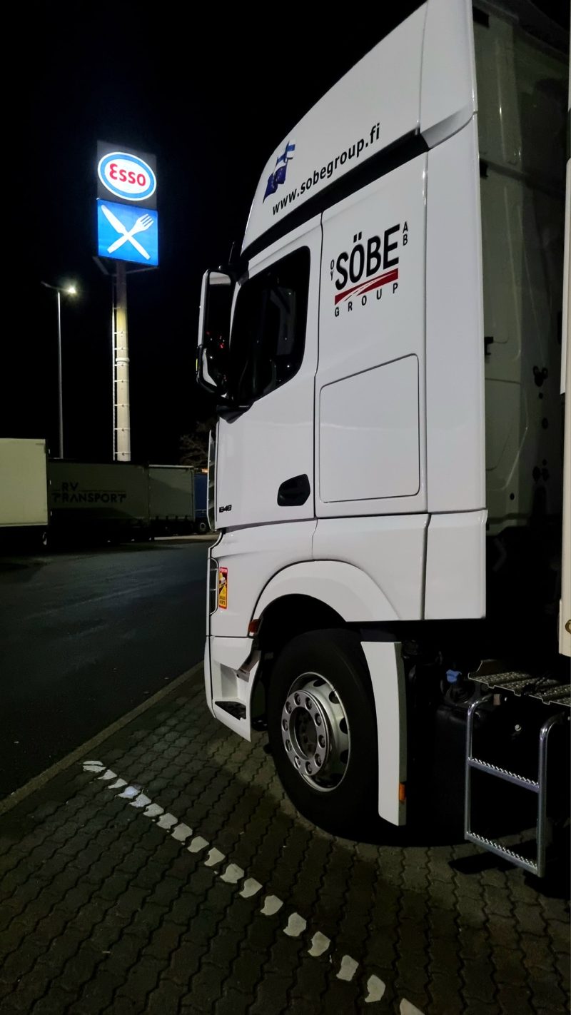 Söbe Group rekka tankkauksessa Euroopassa